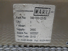 Load image into Gallery viewer, MARL 048-000-22-50 Indicator Unit 24VDC Used With Warranty (Holes On One Side)
