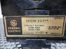 Load image into Gallery viewer, General Electric CR120B 031** Ser A (4) Relays With 55-513696G22 Coil 110/120V
