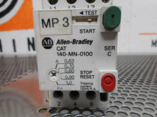 Load image into Gallery viewer, Allen Bradley 140-MN-0100 Ser C Manual Motor Starters 0.63-1.0A Used (Lot of 3)
