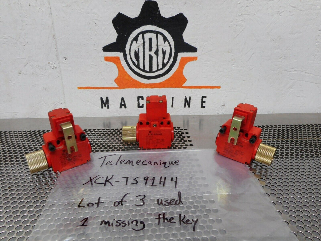 Telemecanique XCK-T591H4 Safety Limit Switches Used With Warranty (Lot of 3)
