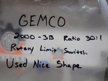 Load image into Gallery viewer, GEMCO 2000-3B Rotary Limit Switch 30:1 Ratio 1/2&quot; Dia. Shaft Used With Warranty
