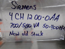 Load image into Gallery viewer, Siemens 4 CH 12 00-0 AA 700/550VA 50-400Hz Transformer New Old Stock
