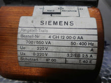 Load image into Gallery viewer, Siemens 4 CH 12 00-0 AA 700/550VA 50-400Hz Transformer New Old Stock
