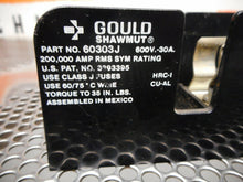 Load image into Gallery viewer, Gould Shawmut 60303J 30A 600V Fuse Holders (1) 3 Fuse &amp; (2) 2 Fuse Holders Used
