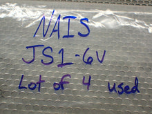 Load image into Gallery viewer, NAIS JS1-6V Relays Used With Warranty Fast Free Shipping (Lot of 4)
