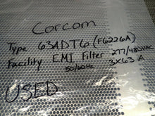 Load image into Gallery viewer, Corcom 63ADT6 (F6226A) Facility EMI Filter 277/480VAC 3X63 A 50/60Hz W/ Warranty
