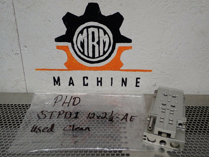 PHD STPD1 12 X 2-1/2-AE 06176171-01 Pneumatic Slide Used With Warranty - MRM Machine
