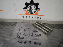 Load image into Gallery viewer, C&amp;C MFG RLC03A-SAN-AA00 Cylinders Used With Warranty (Lot of 3)
