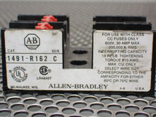 Load image into Gallery viewer, Allen Bradley 1491-R162 Ser C Fuse Holder For Class CC Fuses 30A 600V Max Used
