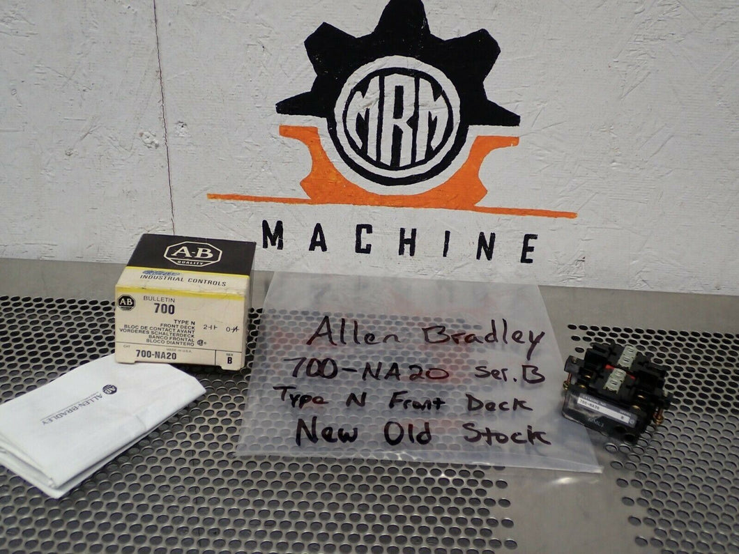 Allen Bradley 700-NA20 Ser B Type N Front Deck New Old Stock