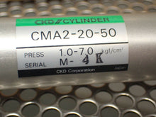 Load image into Gallery viewer, CKD CMA2-00-20-50 Cylinders 1.0-7.0 Kgf/Cm2 New Old Stock (Lot of 3)
