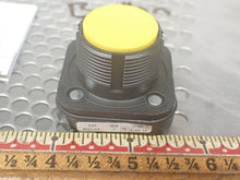 Load image into Gallery viewer, Allen Bradley 800H-AR9 Ser F Push Button Bootless Flush Head Yellow Cap New
