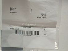 Load image into Gallery viewer, Allen Bradley 800T-X559 Ser A Blank Gray Legend Plates New (Lot of 30)
