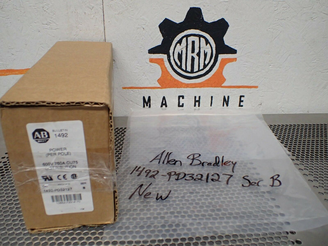 Allen Bradley 1492-PD32127 Ser B Distribution Power Block 760A 600V New In Box