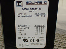 Load image into Gallery viewer, Square D 9080-LBA363104 Ser C Distribution Block 335A 600V New No Box (Lot of 2)
