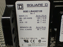 Load image into Gallery viewer, Square D 9080-LBA362106 Ser C Distribution Block 175A 600V New No Box (Lot of 2)
