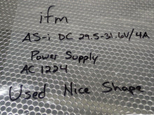 Load image into Gallery viewer, IFM AS-i DC 29.5-31.6V/4A Power Supply AC1224 Used With Warranty

