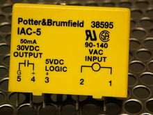 Load image into Gallery viewer, Potter &amp; Brumfield IAC-5 Relays 90-110VAC 30VDC New No Box (Lot of 3)
