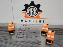 Load image into Gallery viewer, IFM AC5215 S-0.A.E Interface Modules Used With Warranty (Lot of 3)
