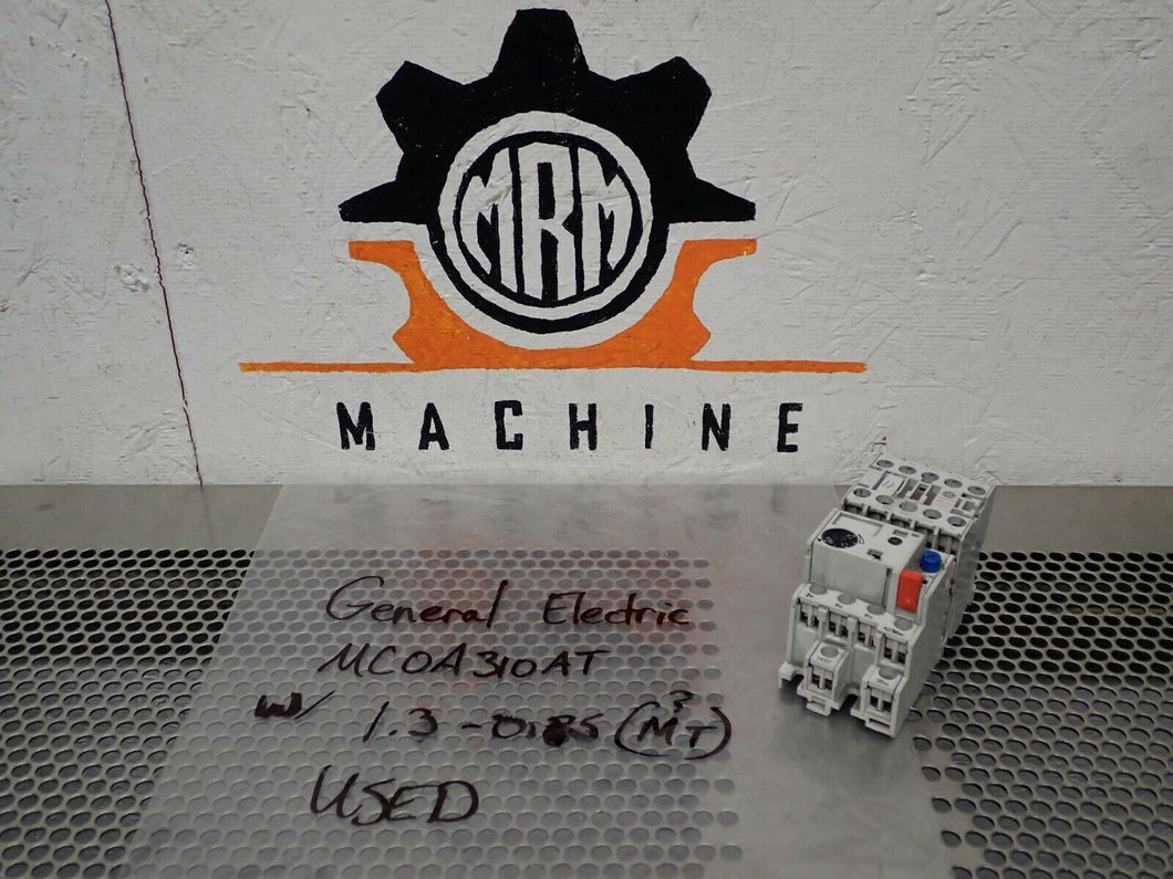 General Electric MC0A310AT Contactor With Overload Relay 0.85-1.3A Used Warranty