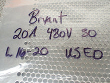 Load image into Gallery viewer, Bryant 20A 480V 30 Nema L16-20 Turn And Pull Plug Used With Warranty
