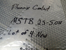 Load image into Gallery viewer, Phoenix Contact M5TB 2.5-5.08 Terminal Block Connectors New Old Stock (Lot of 4) - MRM Machine
