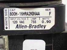 Load image into Gallery viewer, Allen Bradley 800H-16HRA2KB6AA Ser F Illuminated Selector Switches Used Lot of 2
