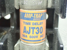 Load image into Gallery viewer, Amp-Trap AJT30 (6) Time Delay Fuses 30A 600VAC &amp; (2) Gould Shawmut 60318J Holder
