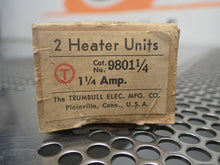 Load image into Gallery viewer, Trumbull Electric (4) 9809 9A &amp; (2) 9801-1/4 1-1/4A Heater Elements (Lot of 6)
