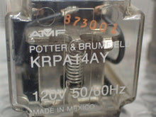 Load image into Gallery viewer, Potter &amp; Brumfield KRPA14AY 120V 50/60Hz 11 Pin Relays Used Warranty (Lot of 2)
