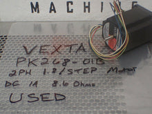 Load image into Gallery viewer, VEXTA PK268-01B Stepping Motor 2-Phase 1.8 Degree DC 1A 8.6Ohms Used W/ Warranty
