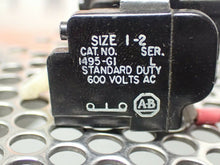 Load image into Gallery viewer, Allen Bradley 1495-G1 Ser L Size 1-2 Contact Blocks 600VAC Used W/ (Lot of 5)
