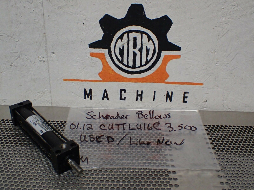 Schrader Bellows  01.12 CUTTLU16C 3.500 Cylinder 200psi Air Used With Warranty