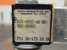 Load image into Gallery viewer, Versa Valves Solenoid Valve With KSG-4332-6K-HC-3BC-48VDC Solenoid Used Warranty
