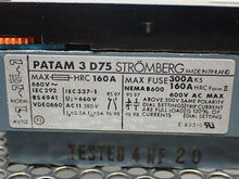 Load image into Gallery viewer, STROMBERG PATAM 3 D75 Overload Relay 60-75A 3803105-0 New Old Stock
