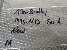 Load image into Gallery viewer, Allen Bradley 1495-N12 Ser A Auxiliary Contact Size 0-1-2 600VAC New Old Stock
