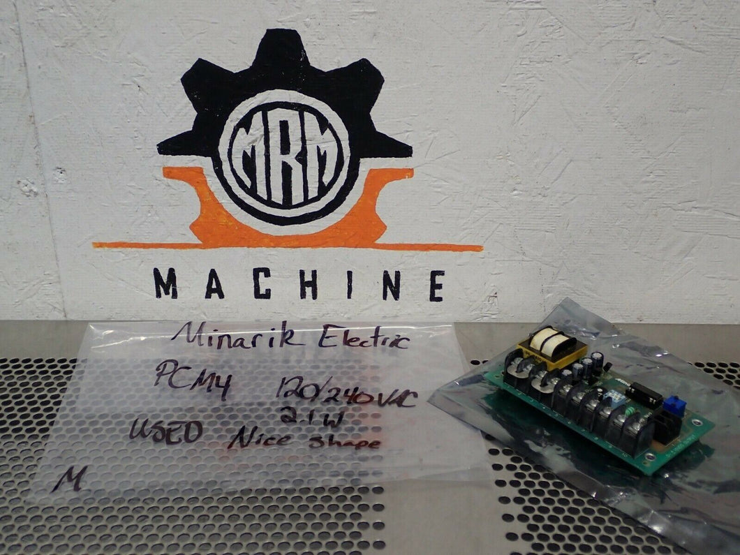 Minarik Electric 170-0426 Rev 2 Model PCM4 120/240VAC 2.1W Signal Isolator Used