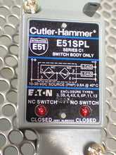 Load image into Gallery viewer, Cutler-Hammer E51SPL Solid State Switch 10-30VDC N.O. &amp; N.C. White L.E.D. NEW
