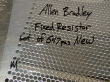 Load image into Gallery viewer, Allen Bradley Fixed Resistors New Old Stock (Lot of 547 Resistors) See All Pics
