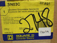 Load image into Gallery viewer, Square D SN03C Ser F01 Insulated Groundable Neutral Kit New In Box
