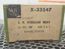 Load image into Gallery viewer, Allen Bradley X-33547 L.H. Overload Relays New Old Stock (Lot of 2)
