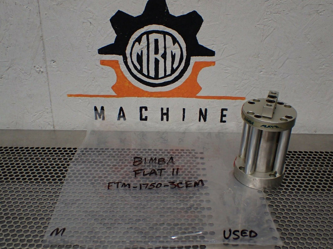 Bimba Flat II FTM-1750-3CEM Cylinder Used With Warranty See All Pictures