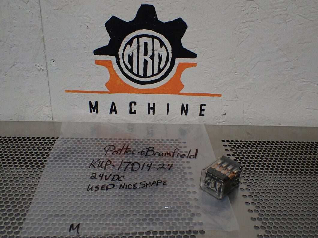 Potter & Brumfield KUP-17D14-24 24VDC Relay 14 Blade Used With Warranty