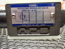 Load image into Gallery viewer, Yuken MRP-01-B-30 Reducing Modular Valve New Old Stock Slight Surface Rust
