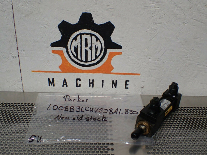 Parker 1.00BB3LCUVS28A1.830 Hydraulic Cylinder 1900psi New Old Stock See Pics - MRM Machine