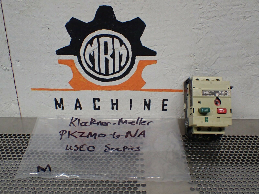Klockner Moeller PKZM0-6-NA Manual Motor Starter 0.24-0.4A Range Used Warranty