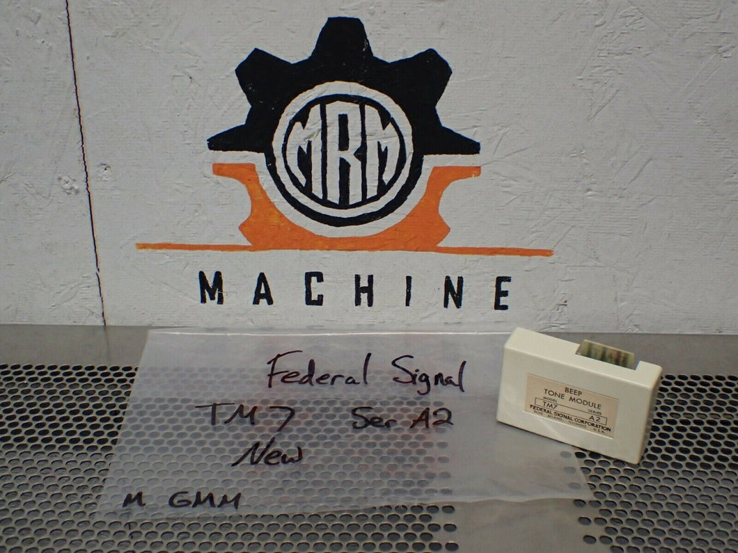 Federal Signal TM7 Ser A2 Beep Tone Module New Old Stock See All Pictures