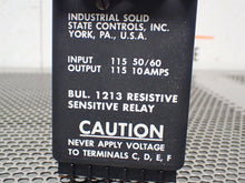Load image into Gallery viewer, ISSC 1213-1-B-B Detector Resistive Sensitive Relay 115V 50/60Hz 10A New In Box
