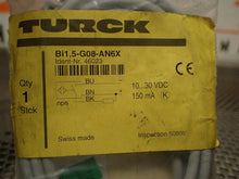 Load image into Gallery viewer, Turck 46023 Bi1,5-G08-AN6X Inductive Sensor 10-30VDC 150mA New Old Stock - MRM Machine
