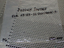 Load image into Gallery viewer, PHOENIX CONTACT ELR H3-IES-SC-24DC/500AC-2 Solid State Contactor 24VDC Used - MRM Machine
